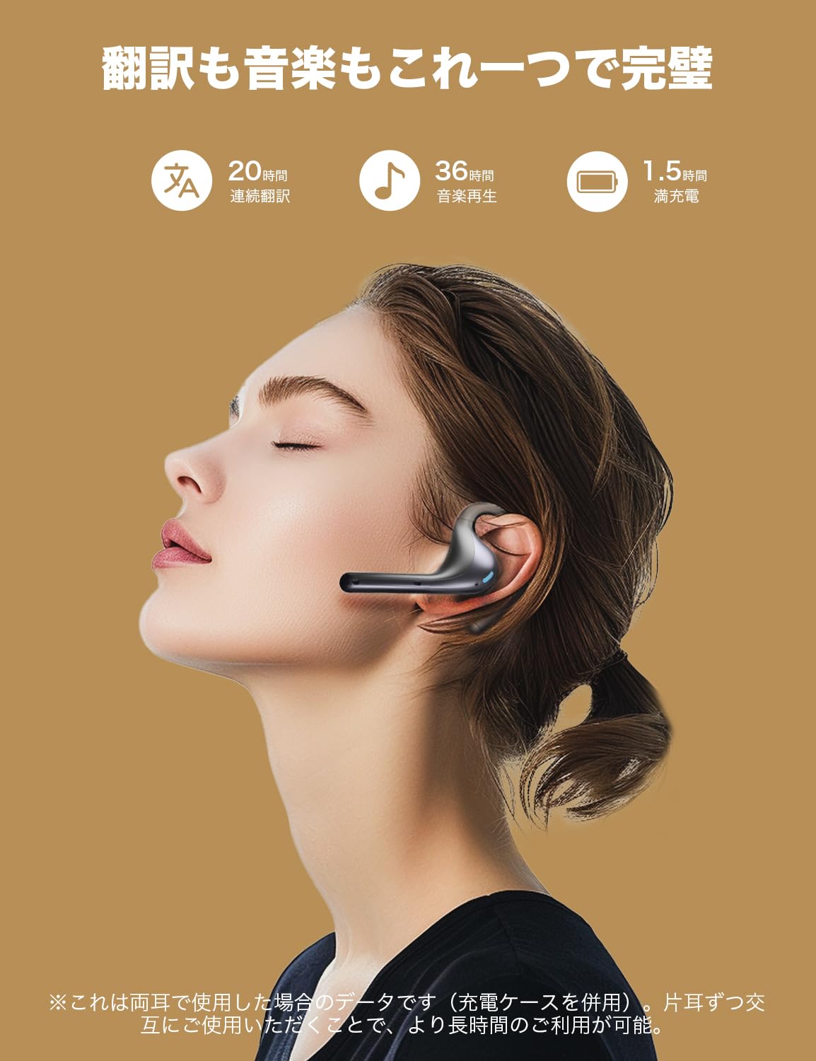 Amazon.co.jp: Timekettle W4 Pro AI通訳機 翻訳機能付きイヤホン 通話